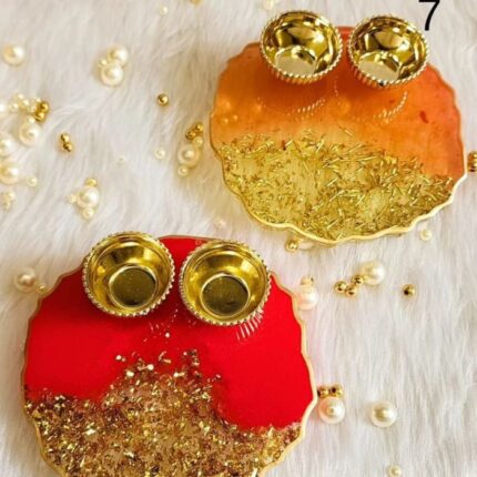 Resin Pooja Thali - 4 Inch